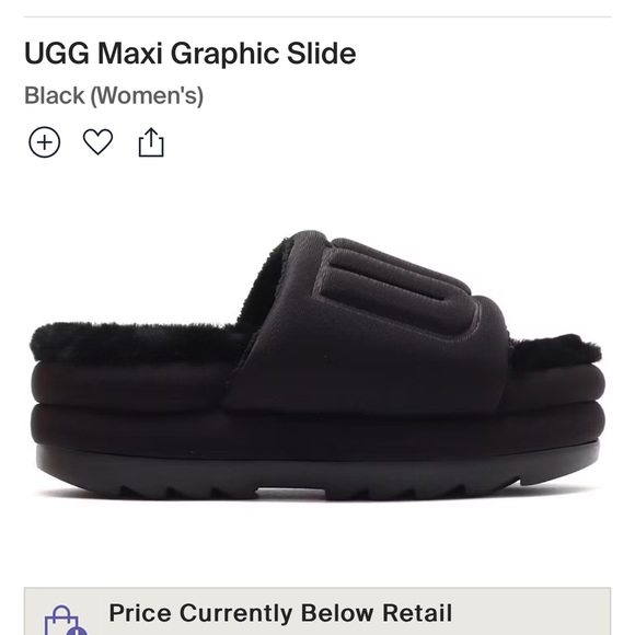 COPY - UUG UGG Maxi Graphic Slide
Black (Women's) - Picture 5 of 5